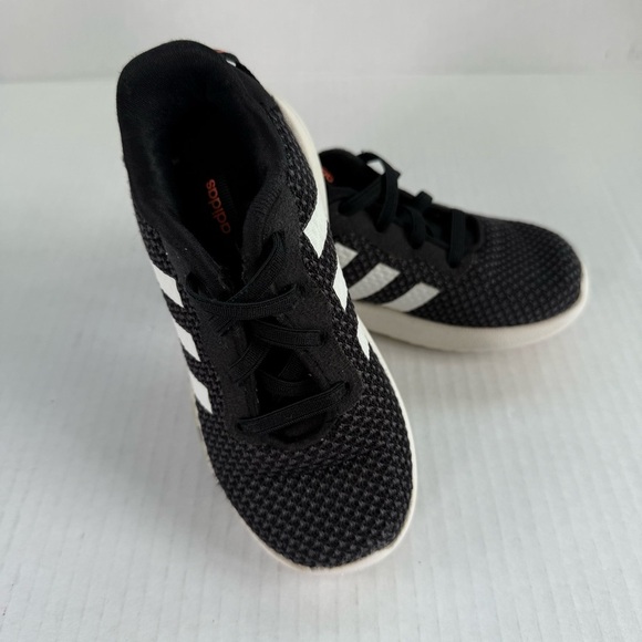 Adidas Black and White Sneakers with Breathable Mesh Size 9K - Picture 1 of 9